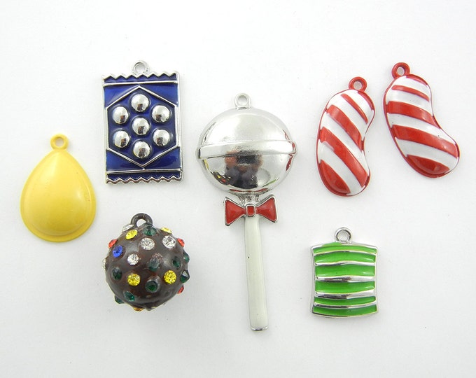Set of 7 Candy Charms