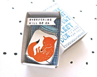 Fanstastic Mr Fox - The Instant Comfort Pocket Box - everything will be ok - consolation or cheer up box - sympathy gift