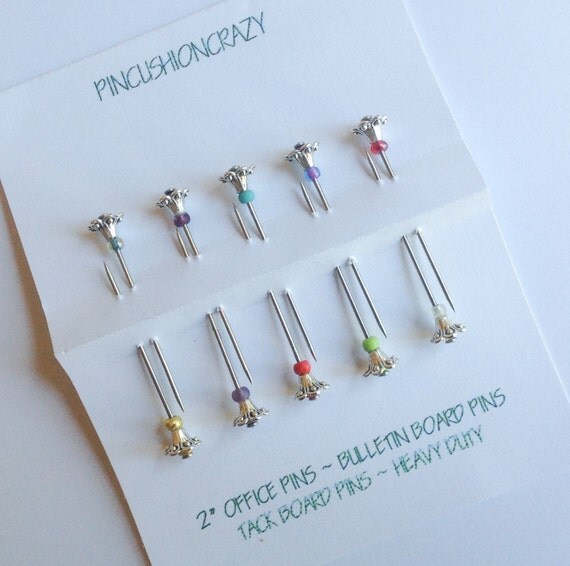 Flower Pins Heavy Duty Home & Office Pins Tack Board Pins