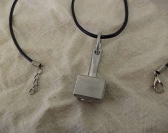 Solid Aluminum Thor's Hammer pendant