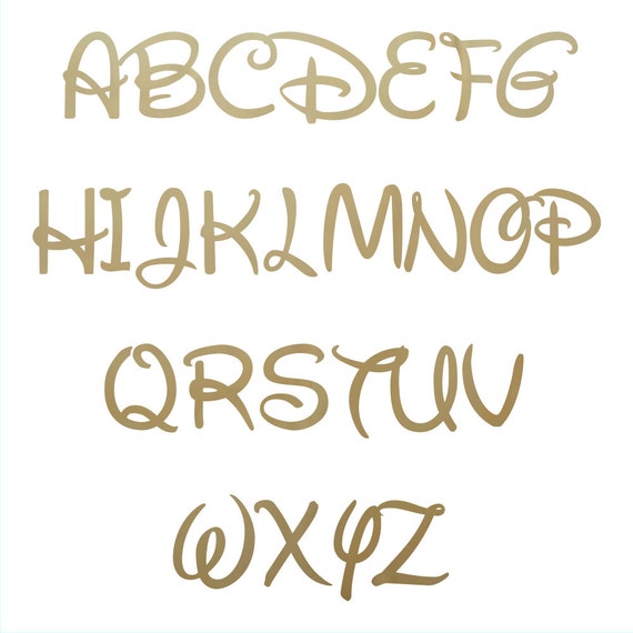 Wooden Craft Letters in Waltograph unpainted letter