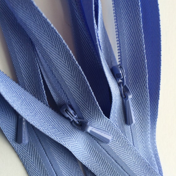 Download INVISIBLE Zippers YKK Color 248 Periwinkle 5 Pieces