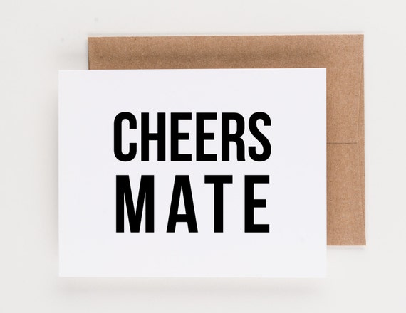 Cheers Mate Wedding Thank You Notes Boxed Set Thank You