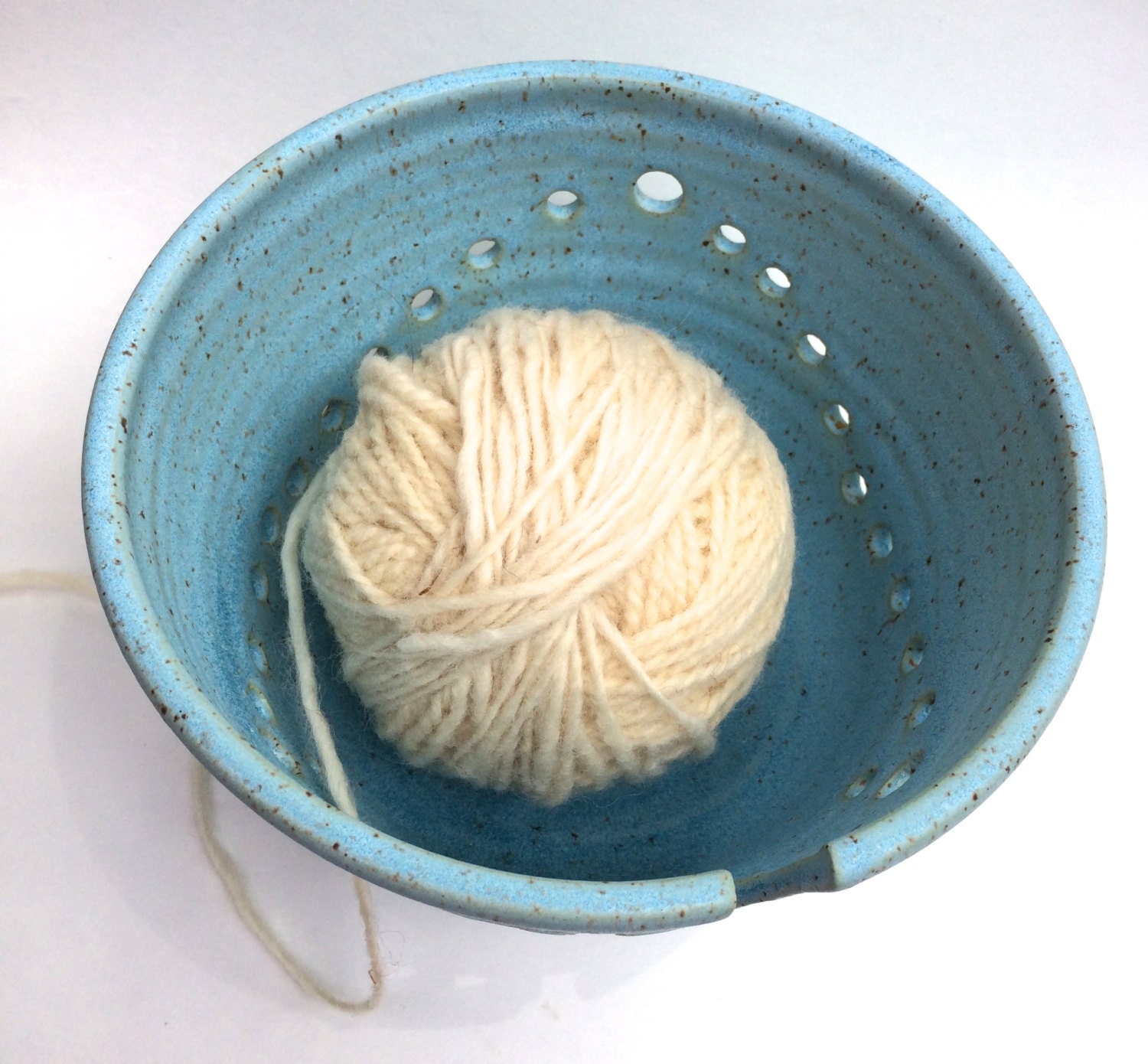 XXL Extra Extra Large Ceramic Yarn Bowl Knitting Bowl in a