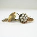 Antique Victorian Pearl Flower Brooch - Buttercup Setting - Antique Jewelry - Flower - 1880s - Natural Baroque Pearls