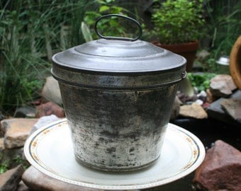 Vintage German Tin Pudding Mold
