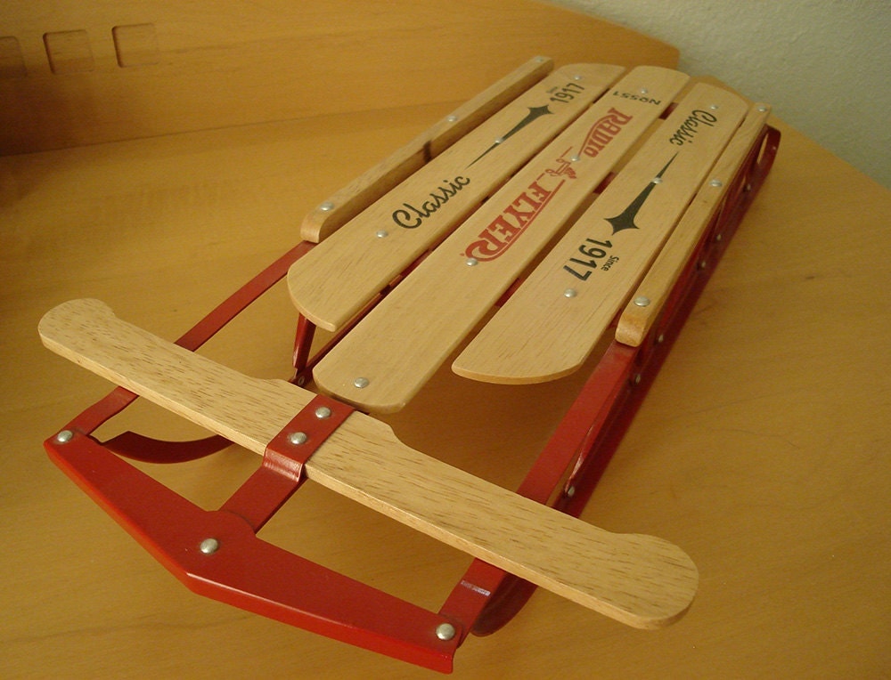 Sled Radio Flyer Miniature Classic Radio Flyer