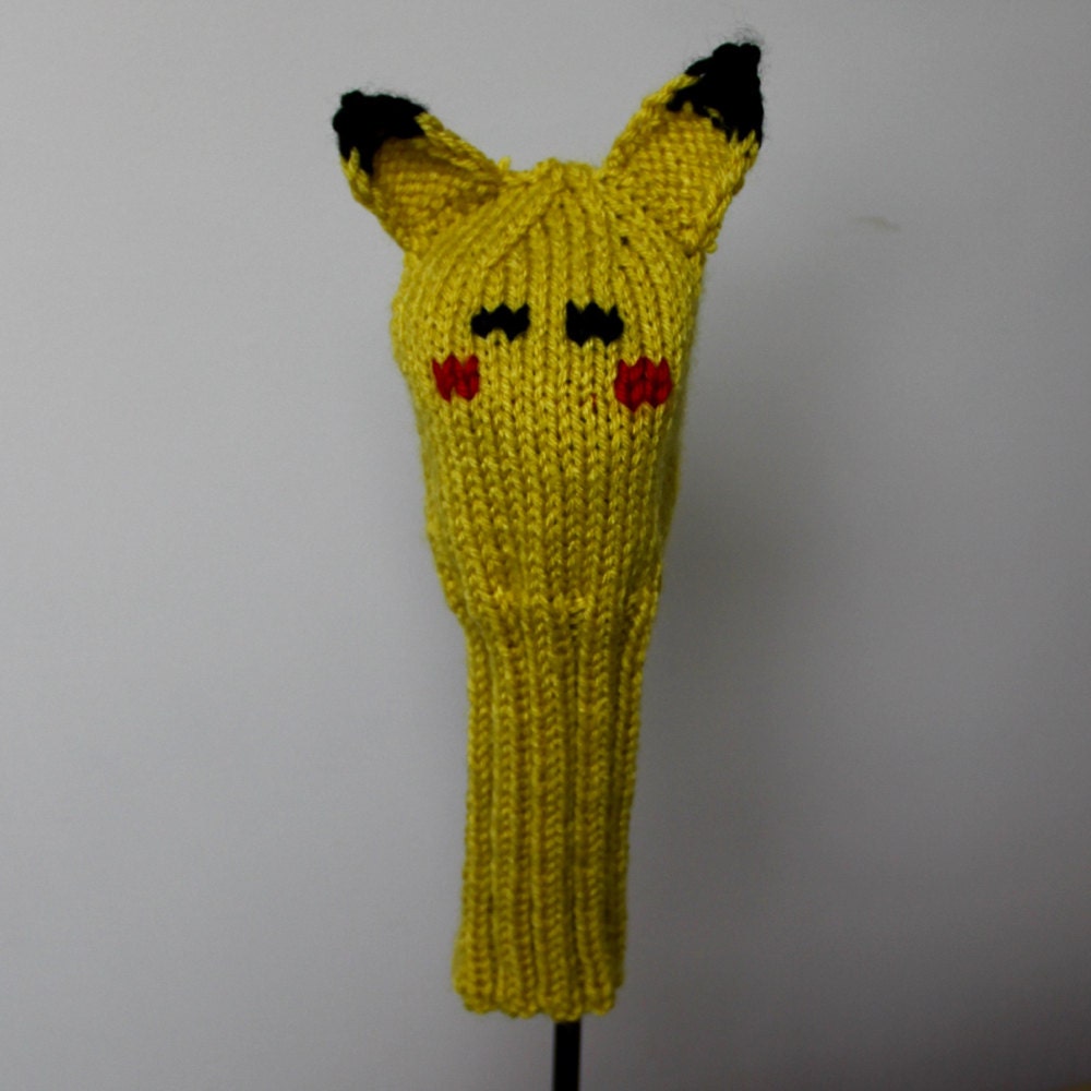 Pikachu Pokemon Golf Club Cover Golf Headcover Golf Head