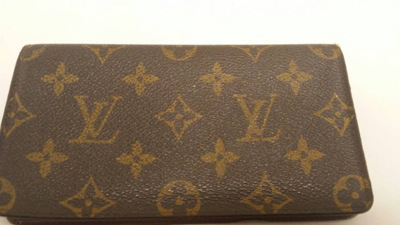 louis vuitton checkbook and card holder