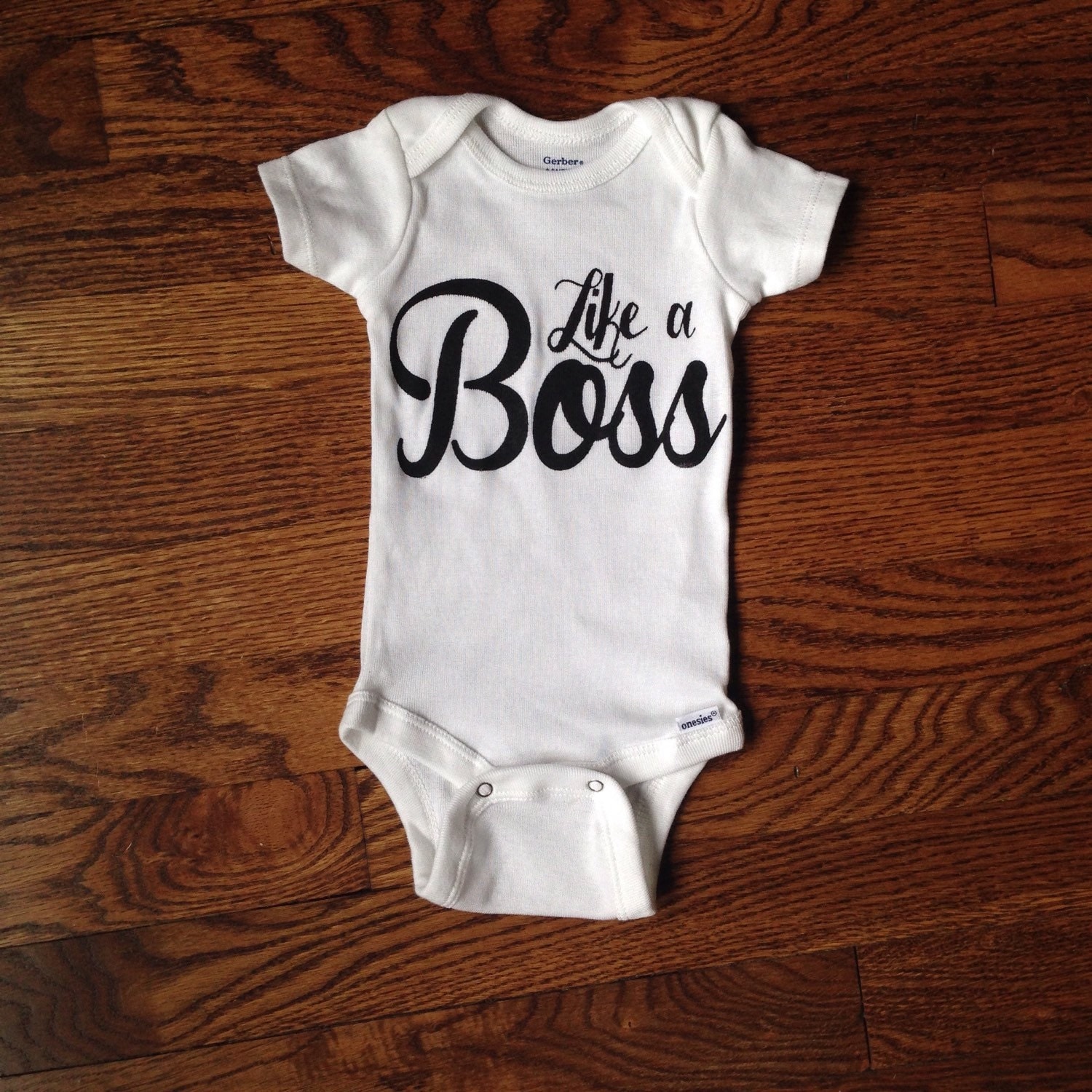 Baby Like A Boss Hipster Onesie By Littlebuddyapparel On Etsy