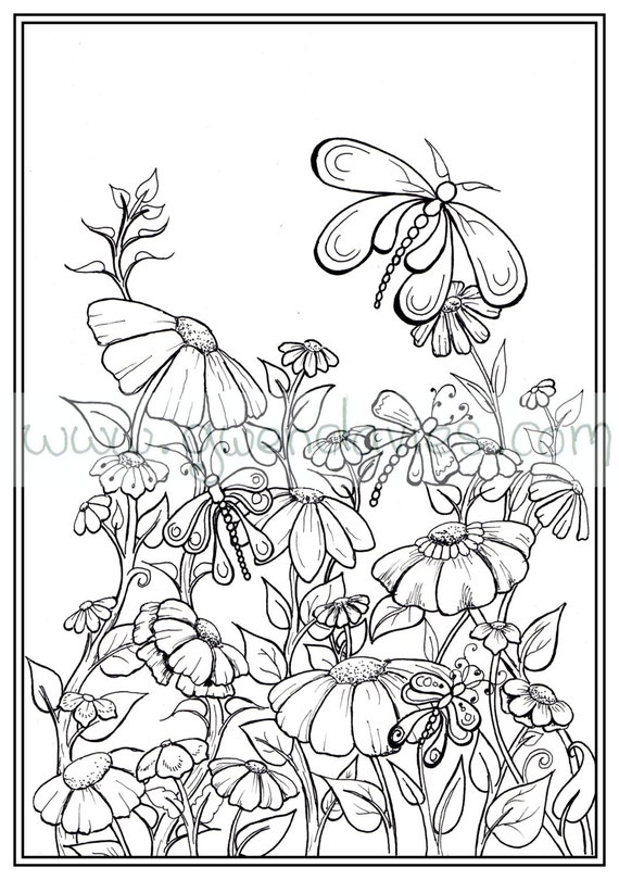 Flower Coloring Pages Pdf Printable 1