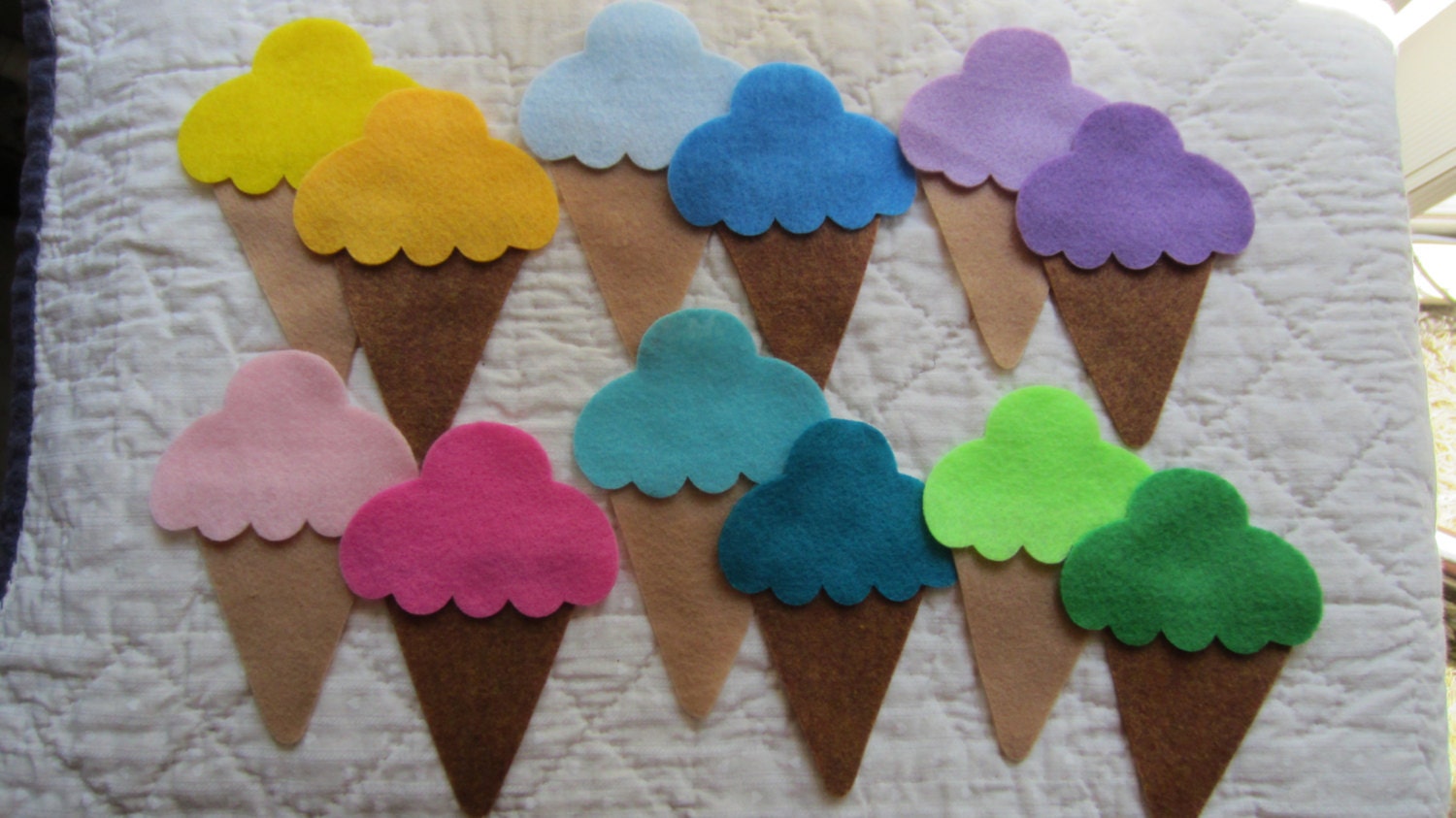 Felt Ice Cream Cone KitDIY Kids CraftsParty