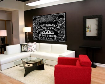 Ouija board loose canvas print