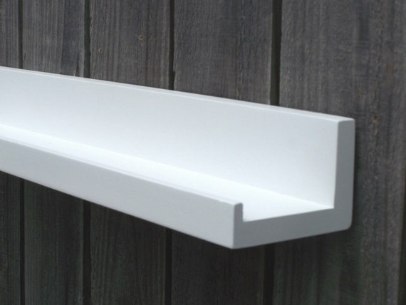 Étroit flottant rebord du plateau Cimaise étagère étagère à