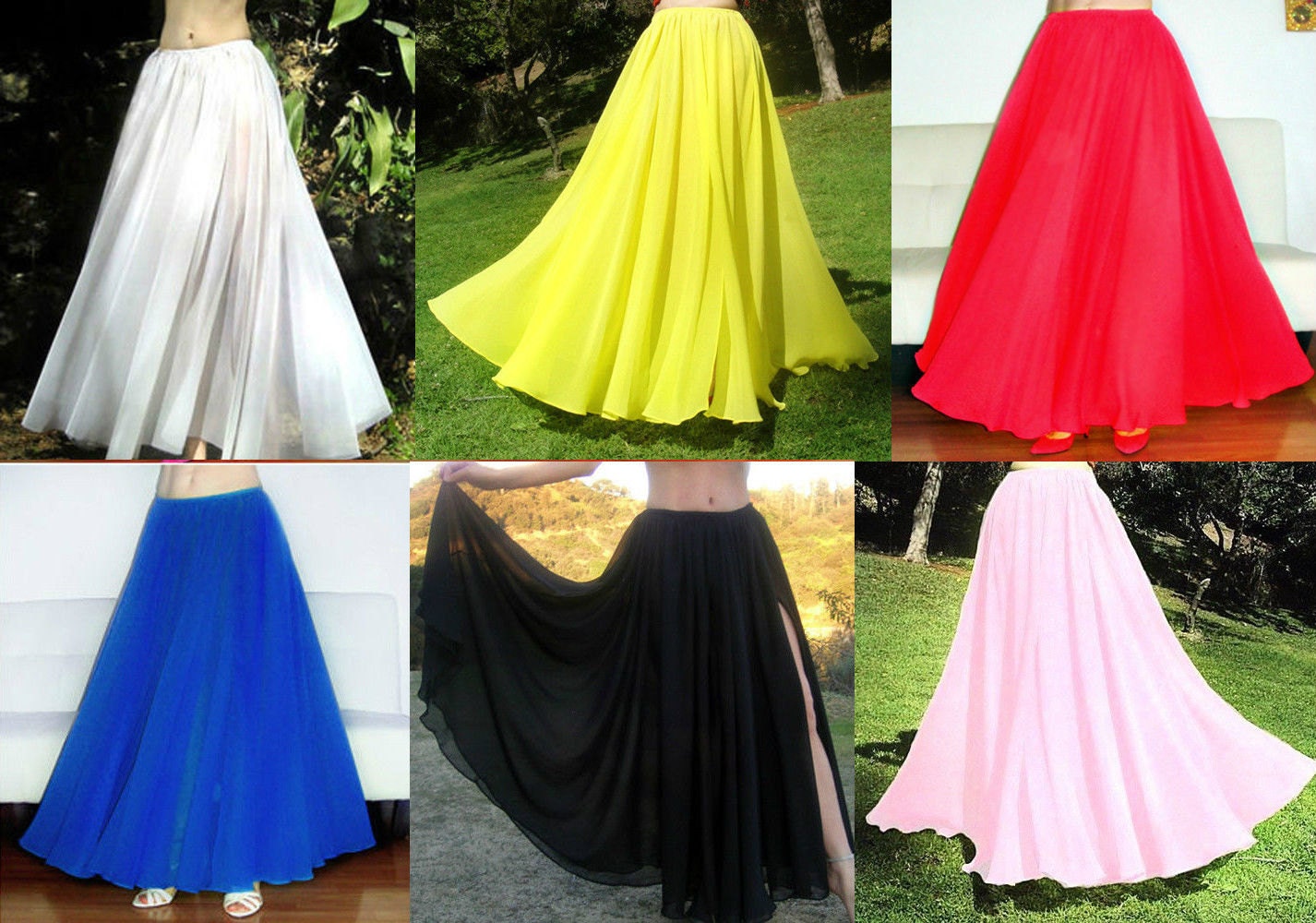 AMEYNRA Belly Dance SKIRT Full Circle Sizes S M L by AmeynraDesign