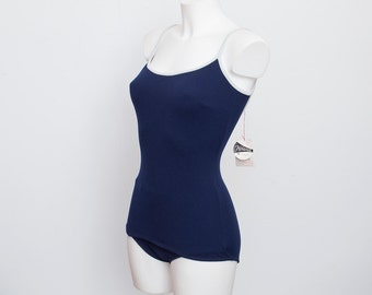 NOS Vintage swimsuit Size S blue and white