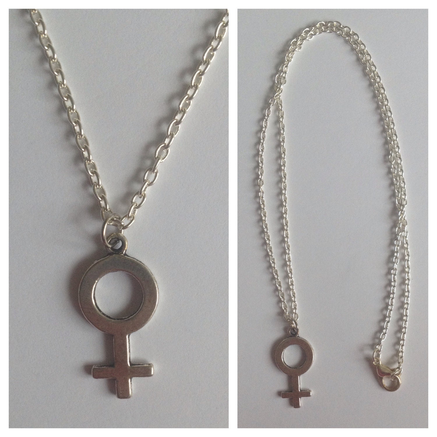 Venus Symbol Feminist Female Necklace