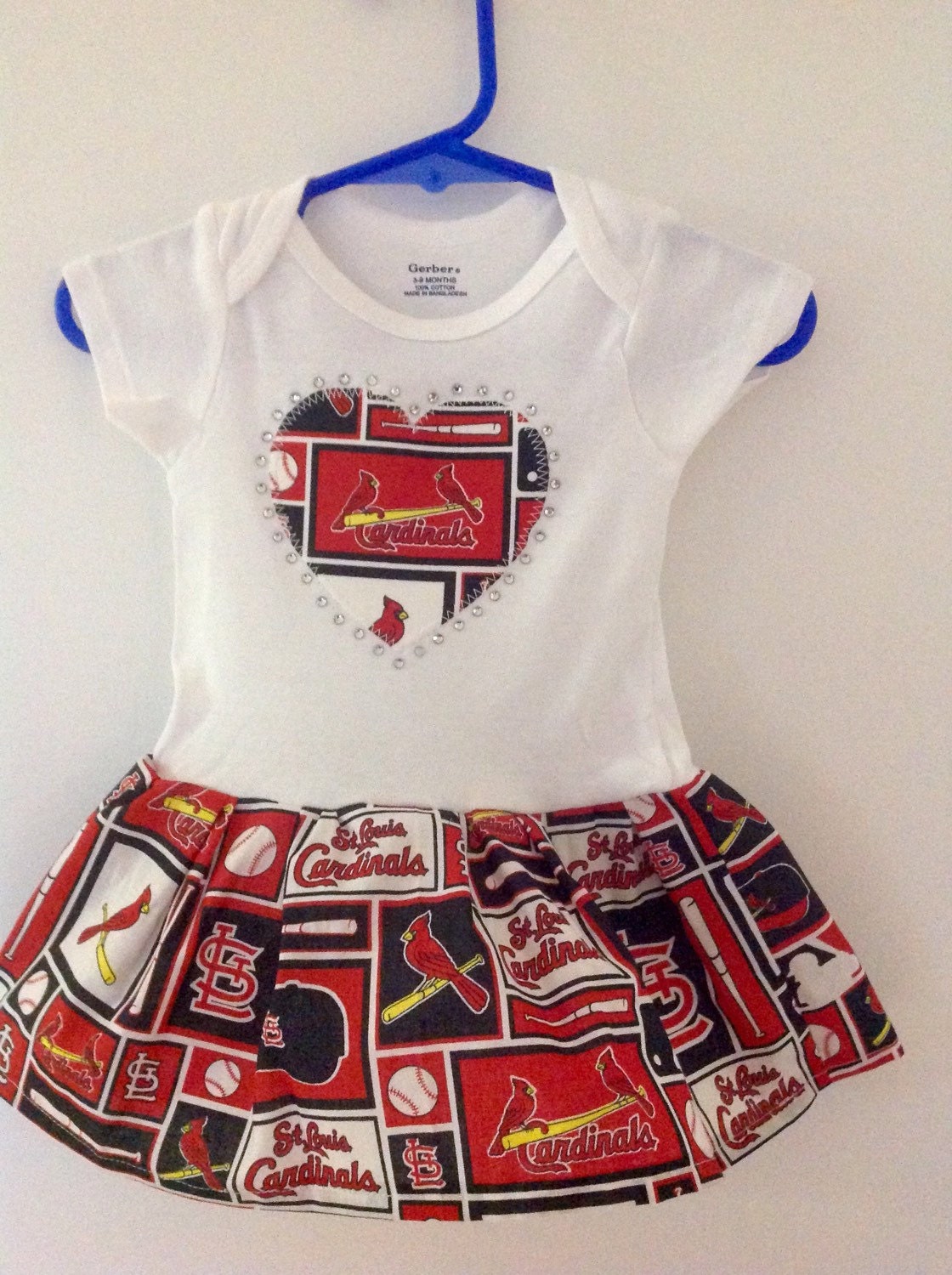 St Louis Cardinals Inspired Dress