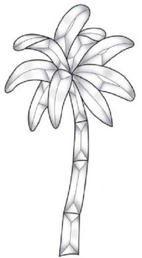 Stained Glass Supplies Palm Tree Bevel Cluster EC123 from ...