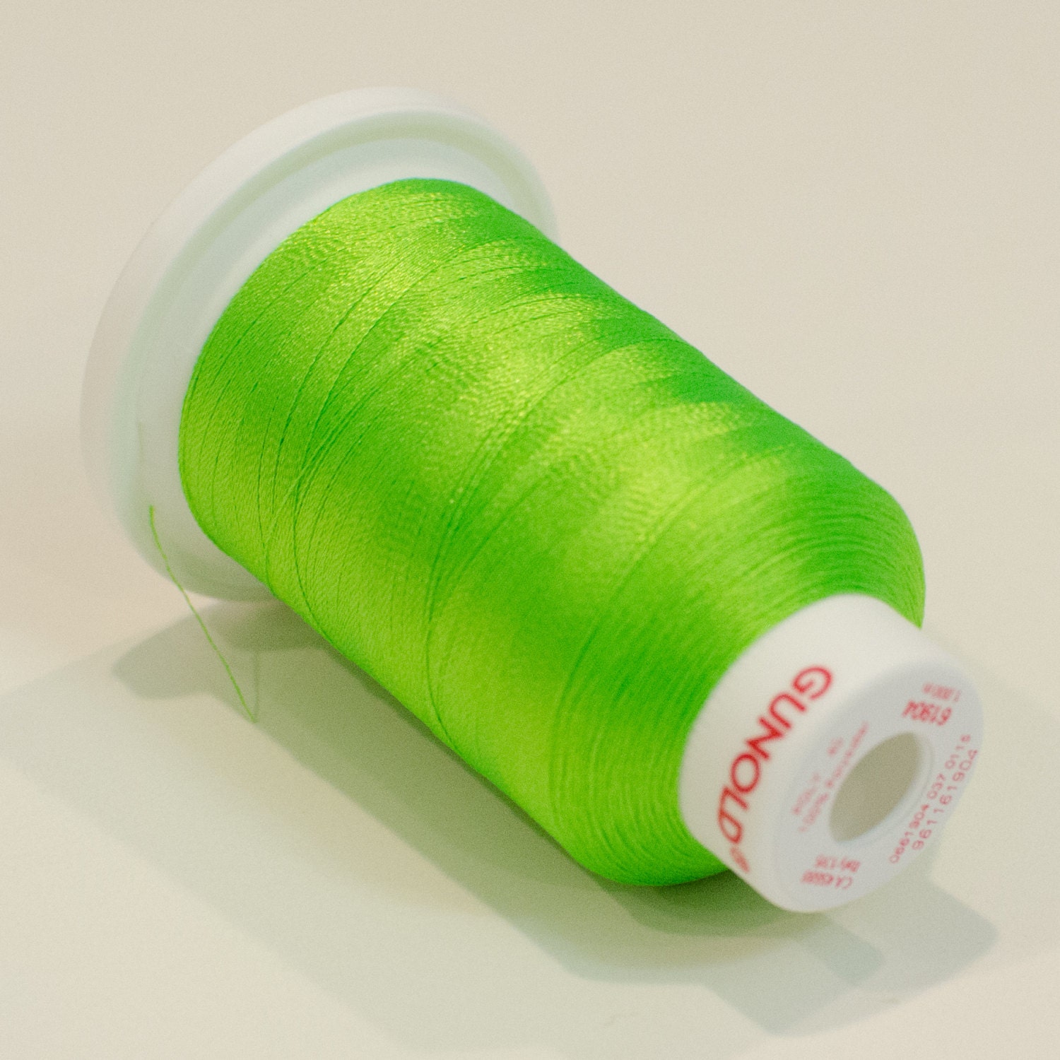 Polyester 40 Embroidery Thread 61904 Neon Lime Green