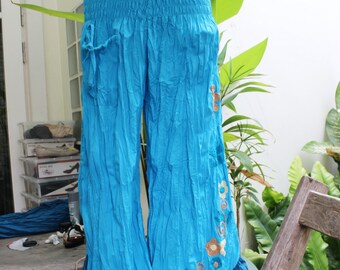 Nothing to Worry About Pants V - Sky Blue