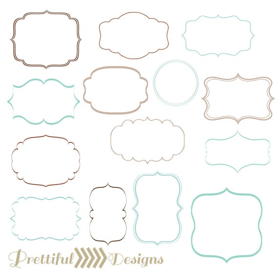 Digital Frames Clip Art Transparent Middle Commercial Use 14