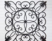 Wrought Iron Fleur De Lis Wall Decor