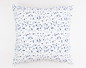 Schumacher Lulu DK Embroidered Skittles in Blueberry/Sky (On Both Sides) Pillow Covers