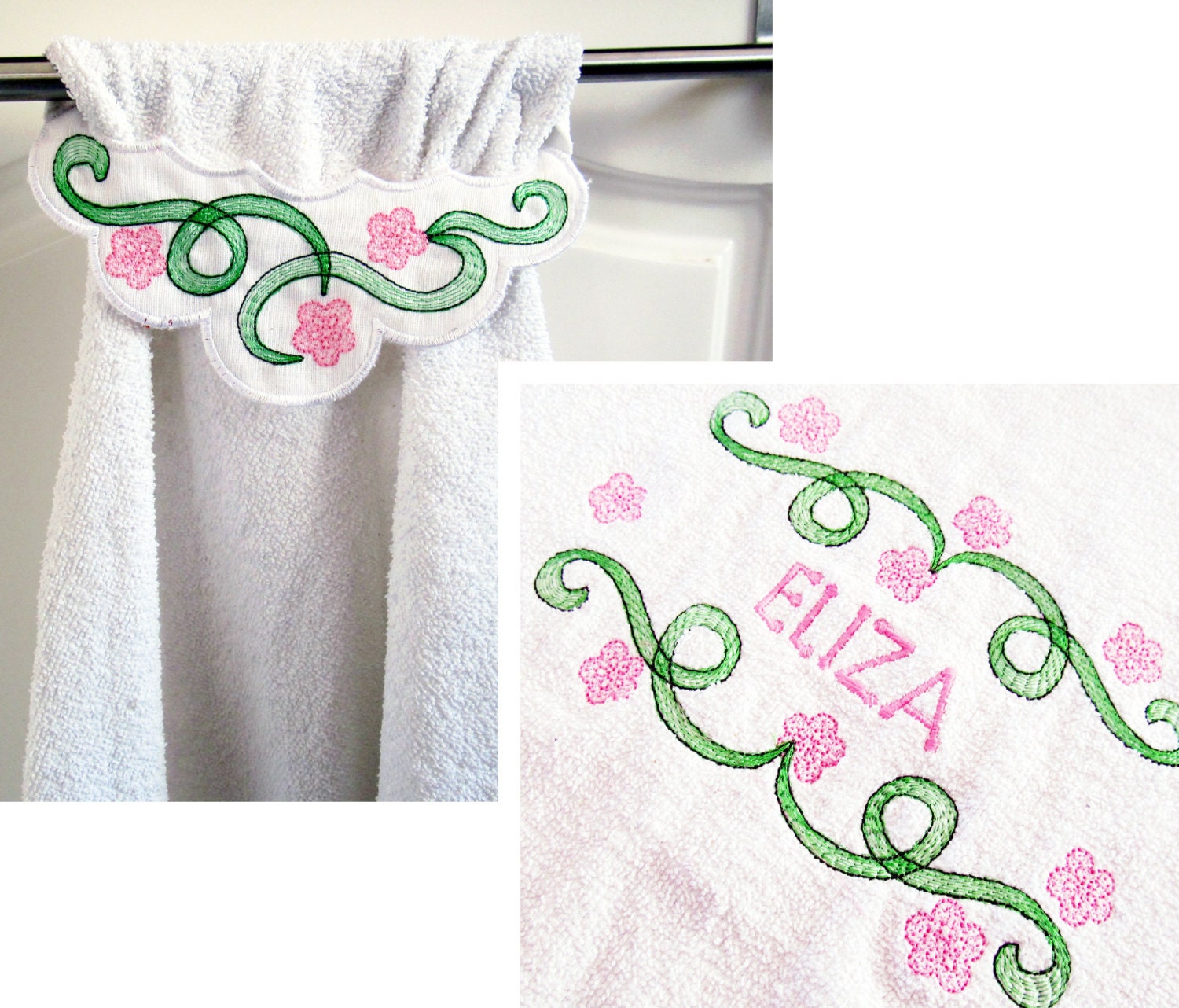 Flowered towel topper collection machine jessecmault ith