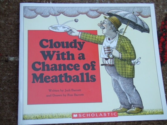 cloudy of a chance of meatballs book