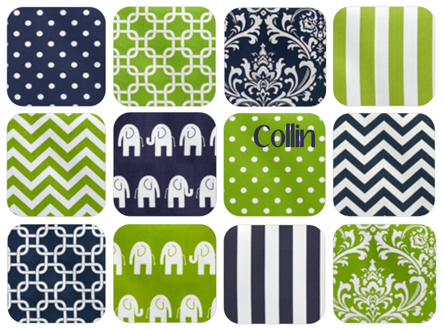 Swatches Collin Fabric Collection Lime Green by leahashleyokc