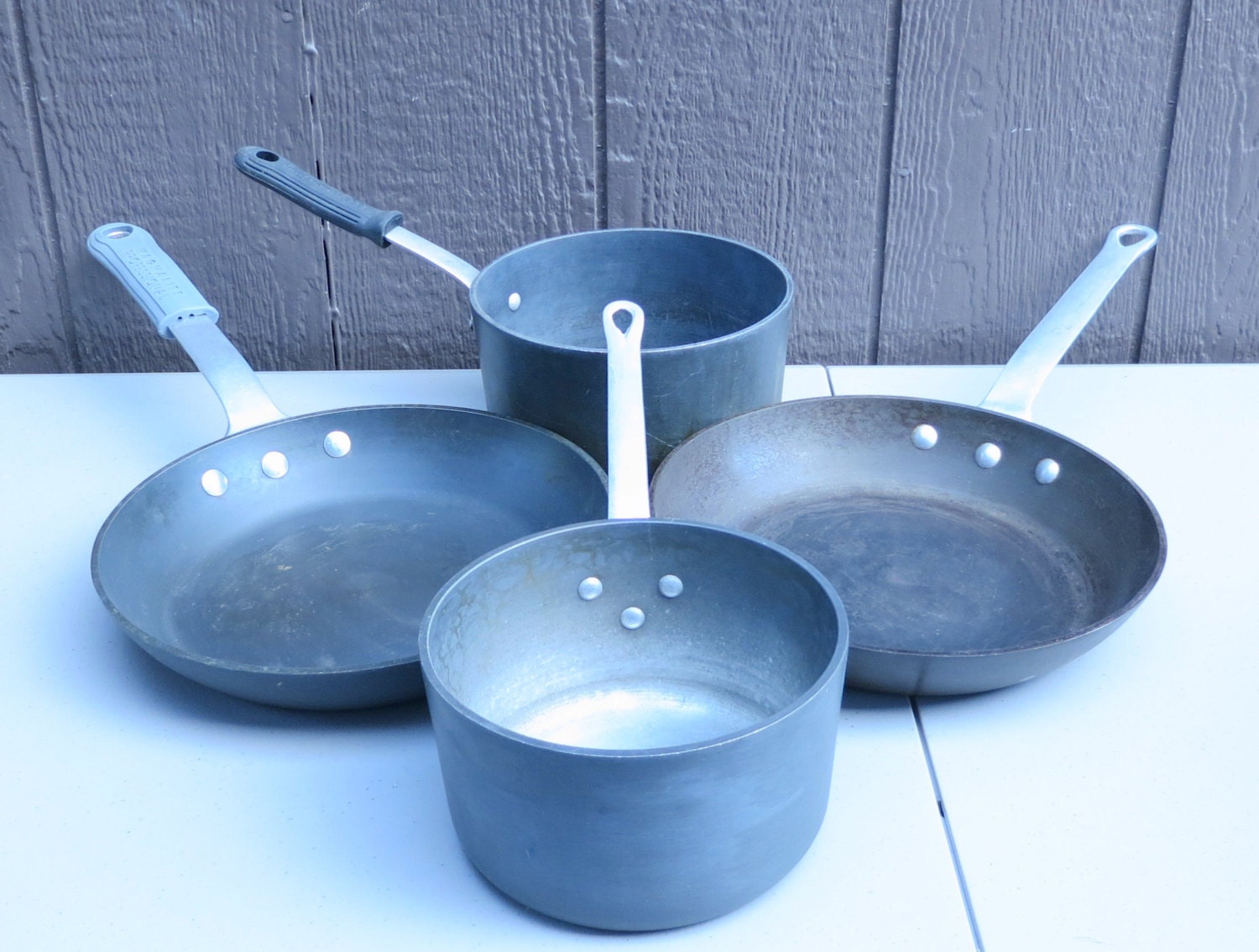 Vintage Magnalite Ghc Professional Cookware 4 Pcs Hard