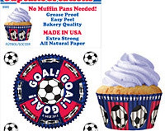 Soccer Cupcake Liners