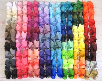 PICK 5 - Hair Bows - hair bow set - large hair bows - girls big bows - toddler - big hair bows- 4 inch bows - big hair bows - bow bundles b4