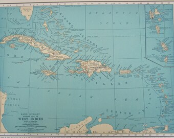 Virgin islands map | Etsy