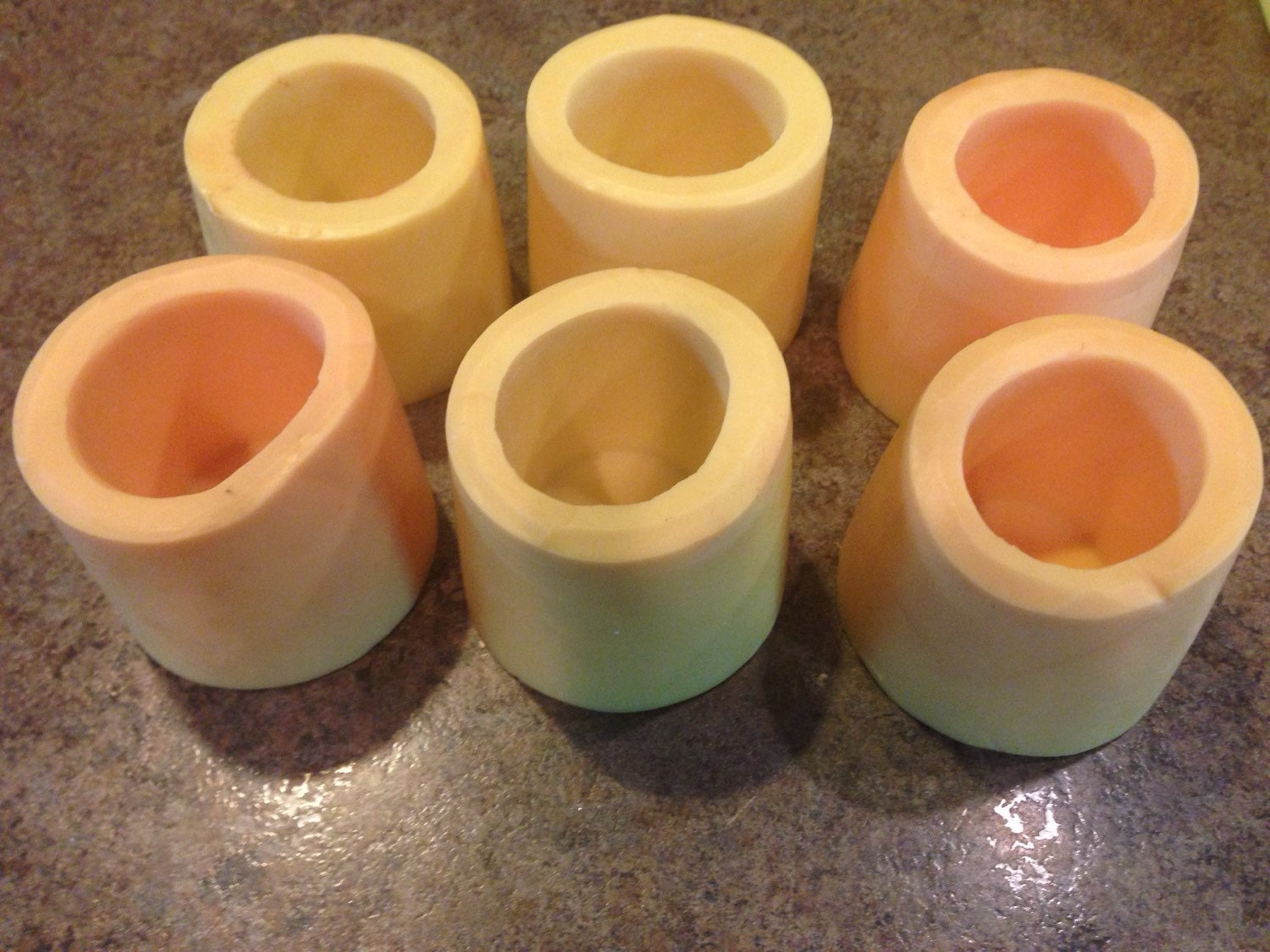 Used votive candle molds 6ct