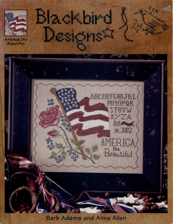 Blackbird Designs: America the Beautiful Cross Stitch