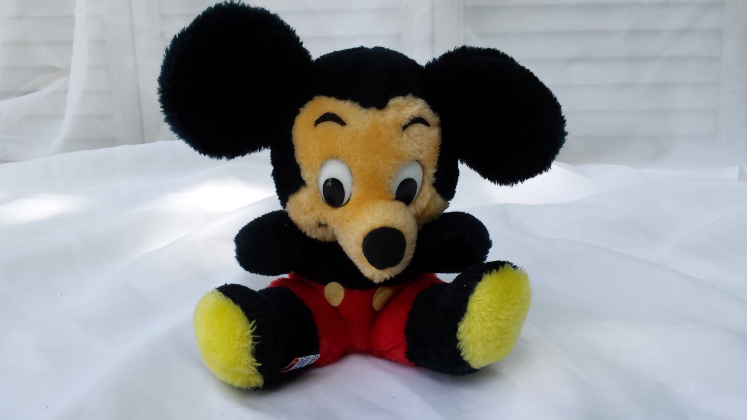 vintage mickey mouse stuffed toy