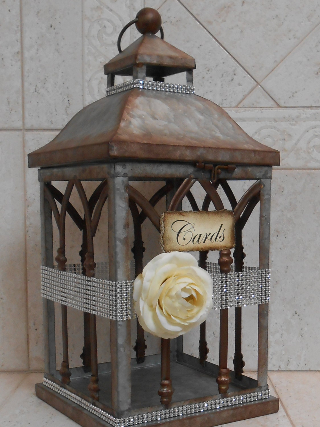 Wedding Lantern Card Holder / Card Box / Wedding Cardholder