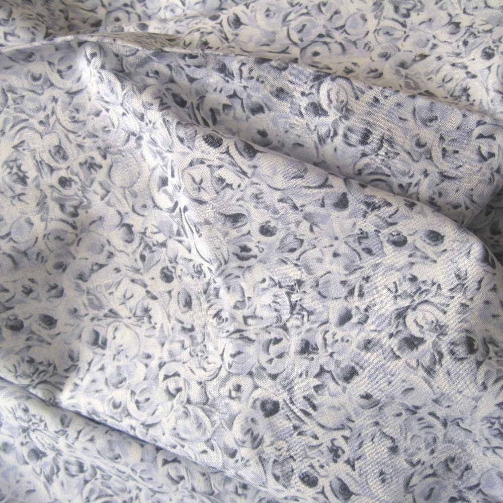 Fabulous blue/gray cotton quilt fabric Woodrow by Budgiefluff
