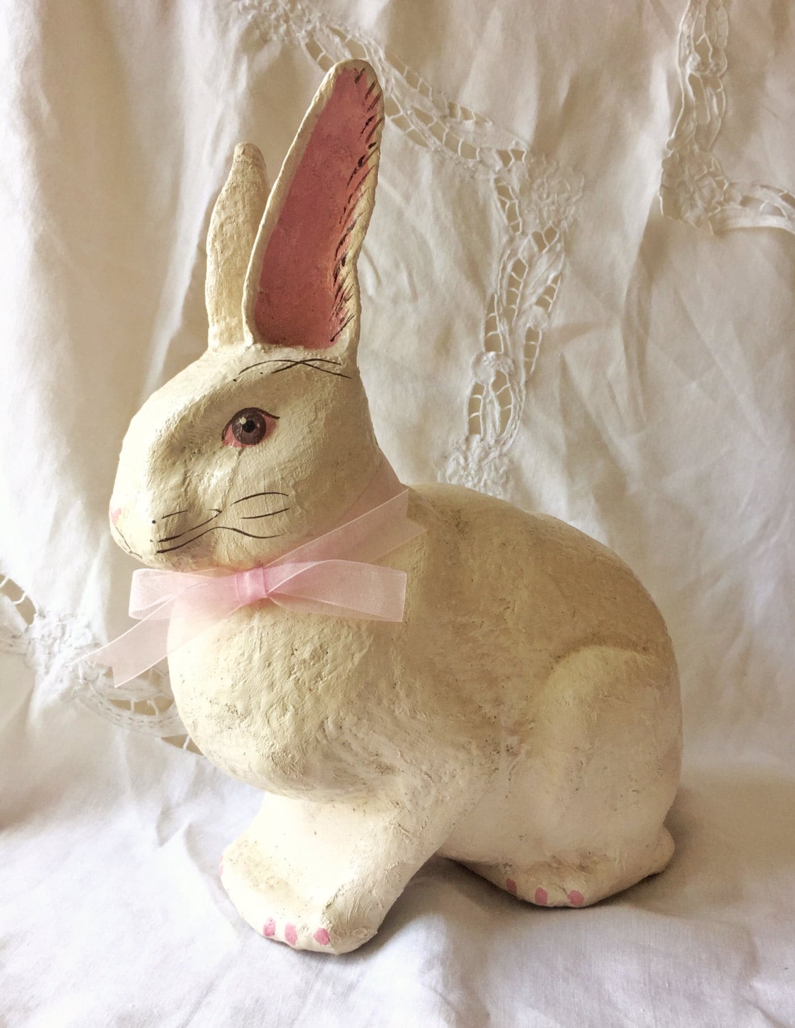 Vintage Paper Mache Rabbit