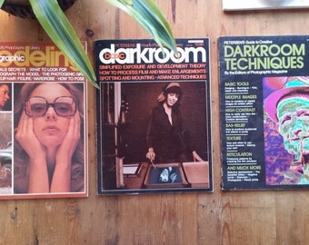 Vintage (3) Petersen's Photography Magazines, 1970's