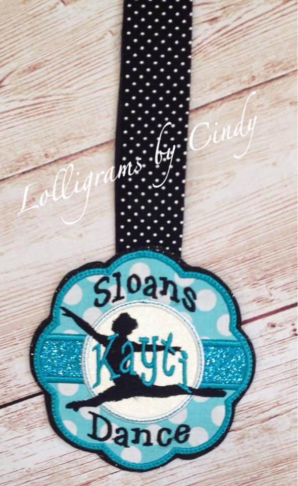 Custom Personalized Dance Bag Tag