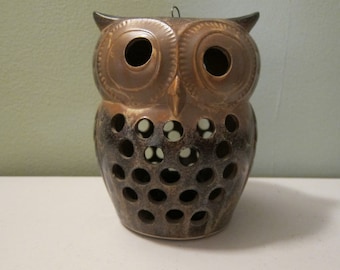 Vintage Owl Candleholder by OMC of Japan