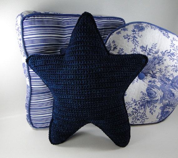 Crochet Pattern Star Pillow Crochet Pattern 101 by AllMyStyles