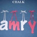 Wooden Wall Letters - Painted - 6" Size - Chalk plus Various other Fonts - Gifts and Decor for Nursery - Home - Playrooms - Dorms