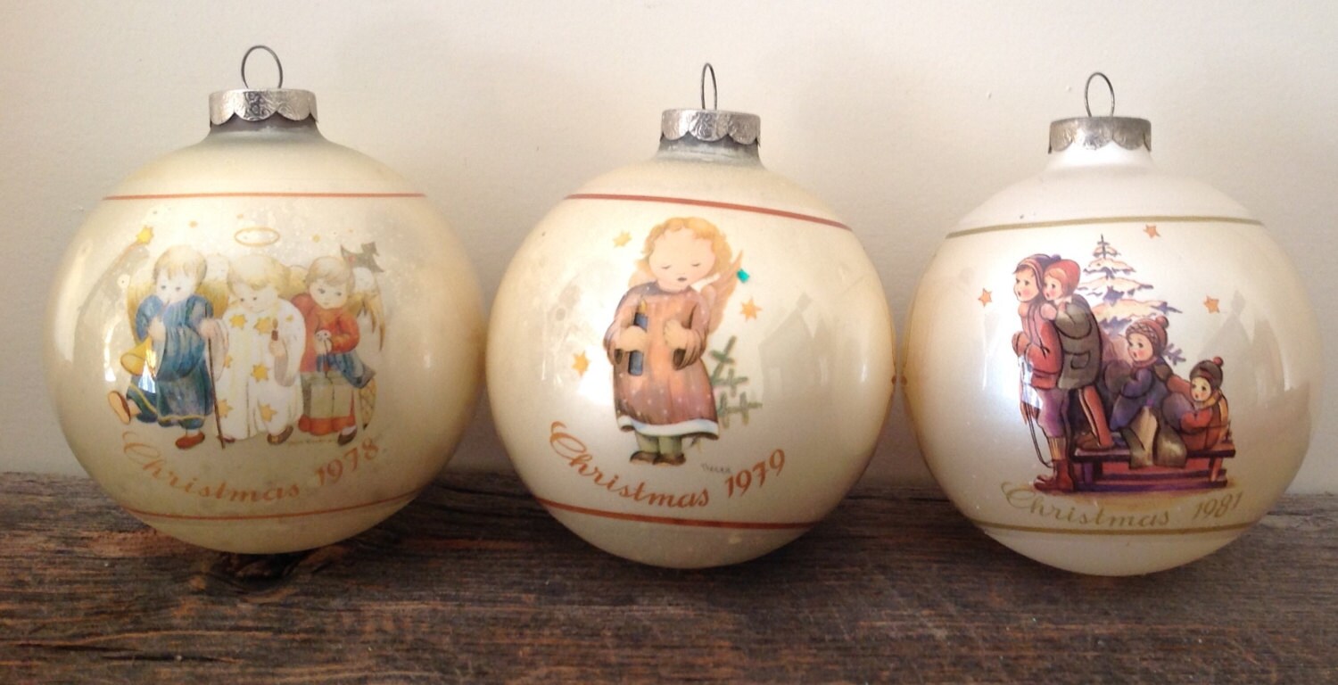Vintage Hummel Christmas Ornaments