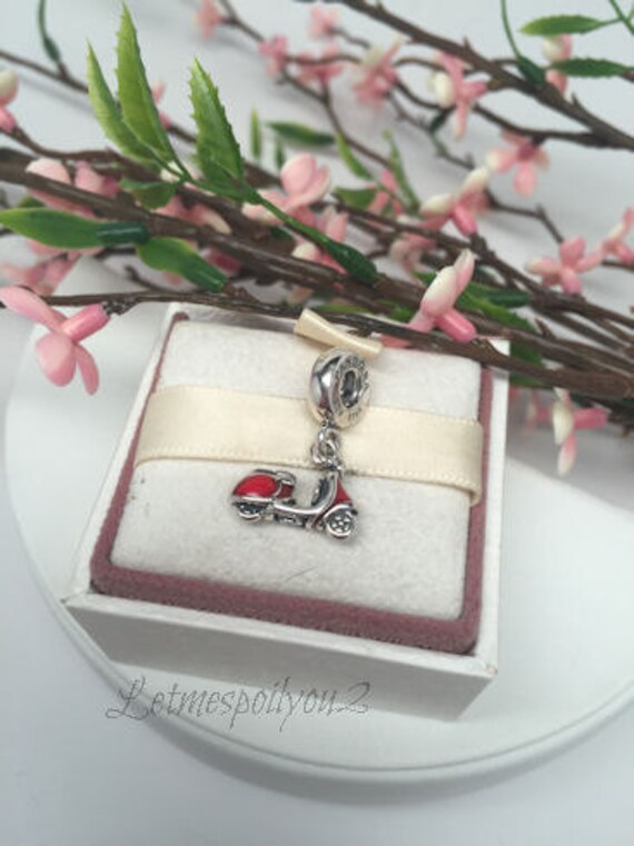 Authentic Pandora Red Scooter Vespa Charm For by LetMeSpoilYou2