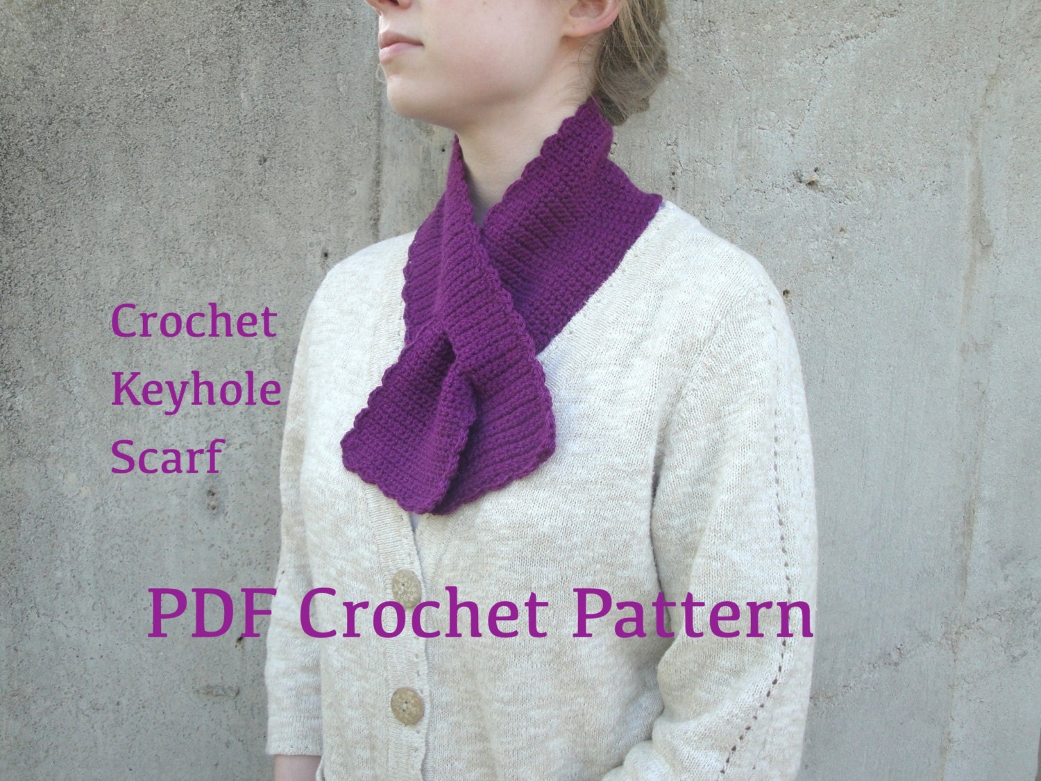 pattern neck warmer keyhole crochet back Welcome