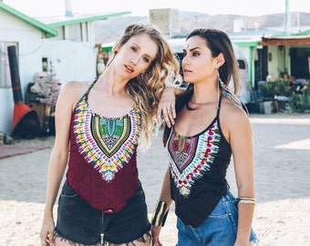 SALE Wild Heart Halter Top, Open Back, Gypsy, Festival Clothing, Sexy Top, Tribal, Festival Top, Free Spirit, Boho, Bohemian, Hippie, Wild